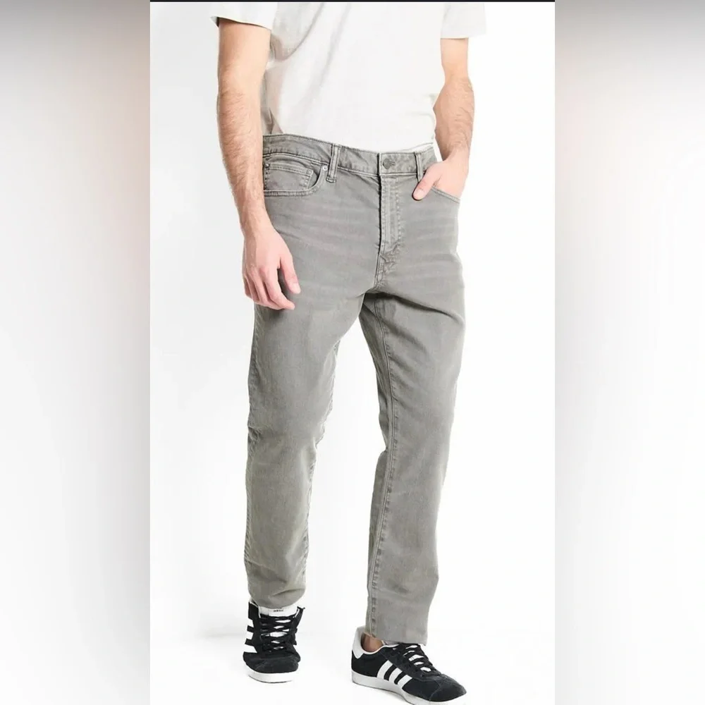 American Eagle Outfitters Gray Straight Leg Jeans